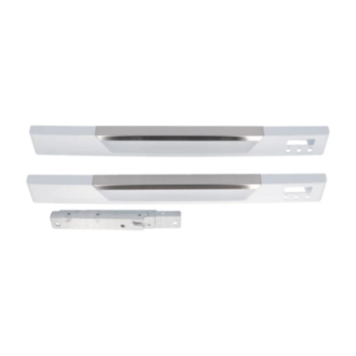 512485P genuine Fisher & Paykel white DishDrawer handle kit, view 2 view 2