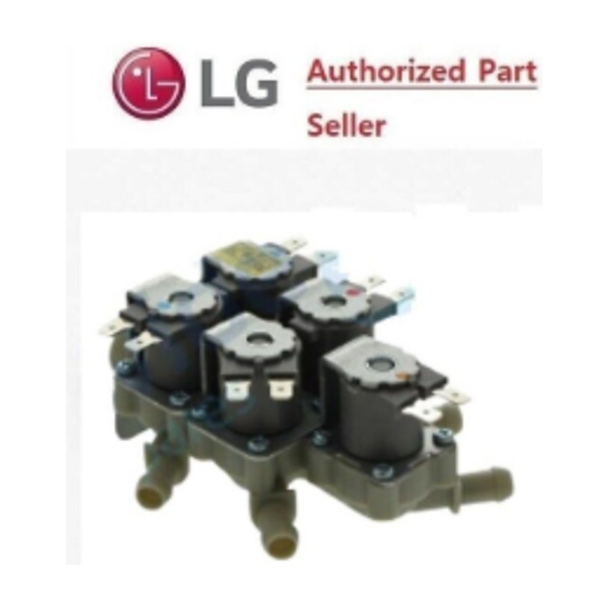 5221EA1009F genuine LG 5 way water inlet valve for WDC1215HSVE washer dryer, view 3 view 3