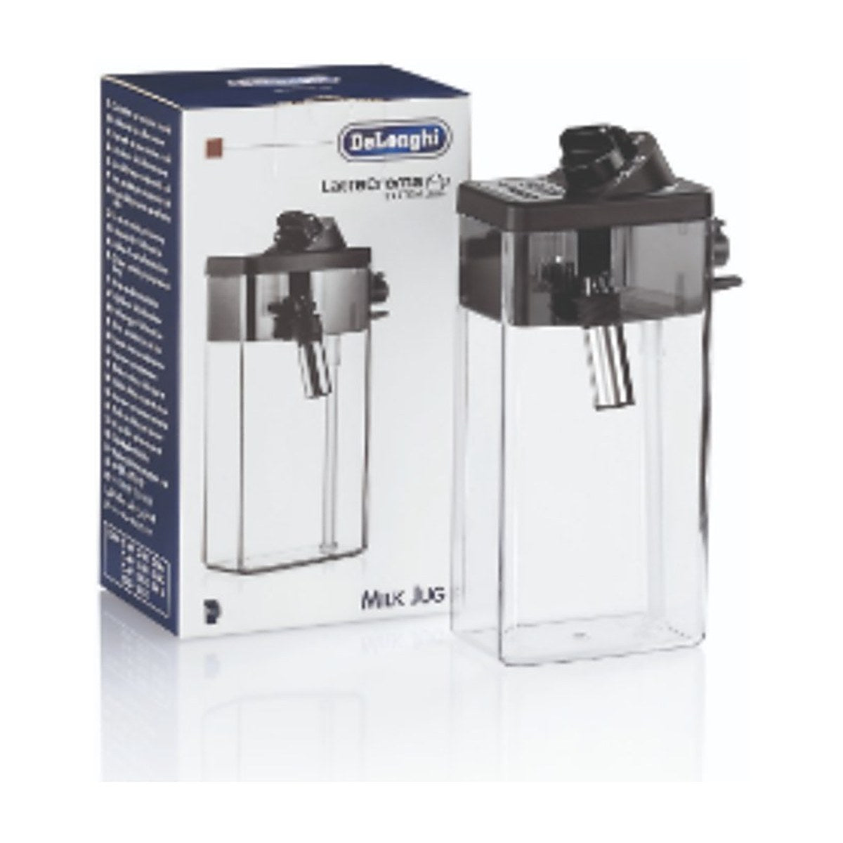 5513296641 genuine De'Longhi LatteCrema milk carafe for Dinamica coffee machines, view 3 view 3
