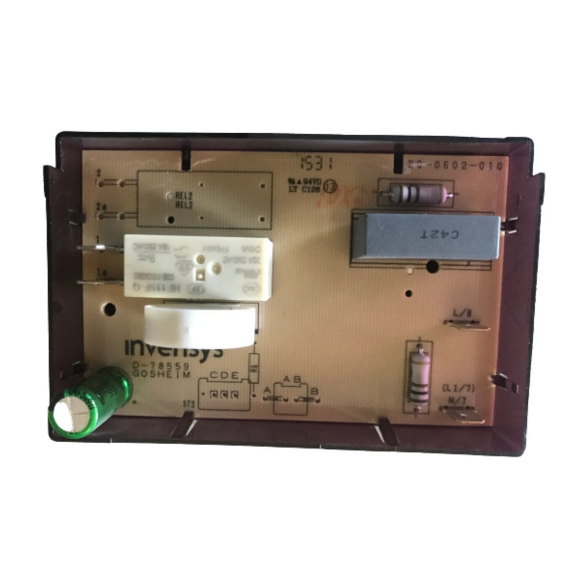 574833P genuine Fisher & Paykel three button LED oven clock timer for OB60 ovens, view 2 view 2