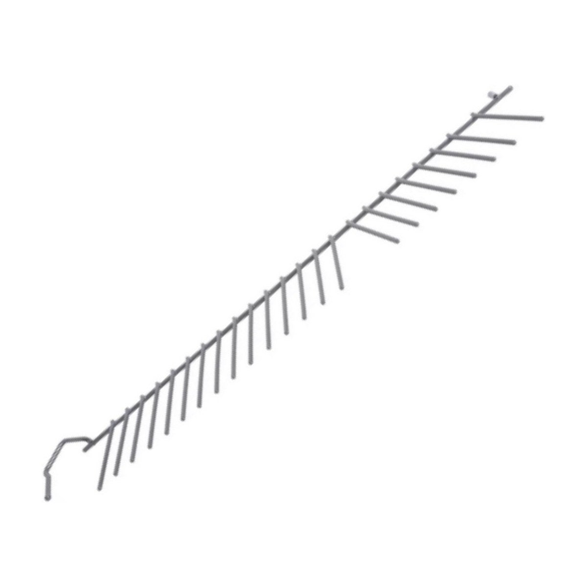 668360 genuine Bosch dishwasher lower rack folding plate tine insert, view 2 view 2