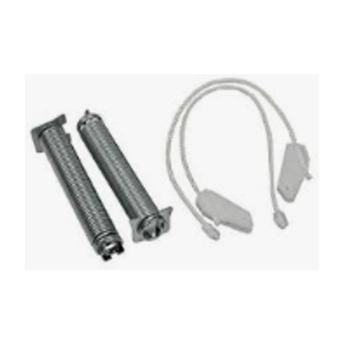 754869 genuine Bosch dishwasher door hinge repair kit with 2 springs and 2 cords, view 4 view 4