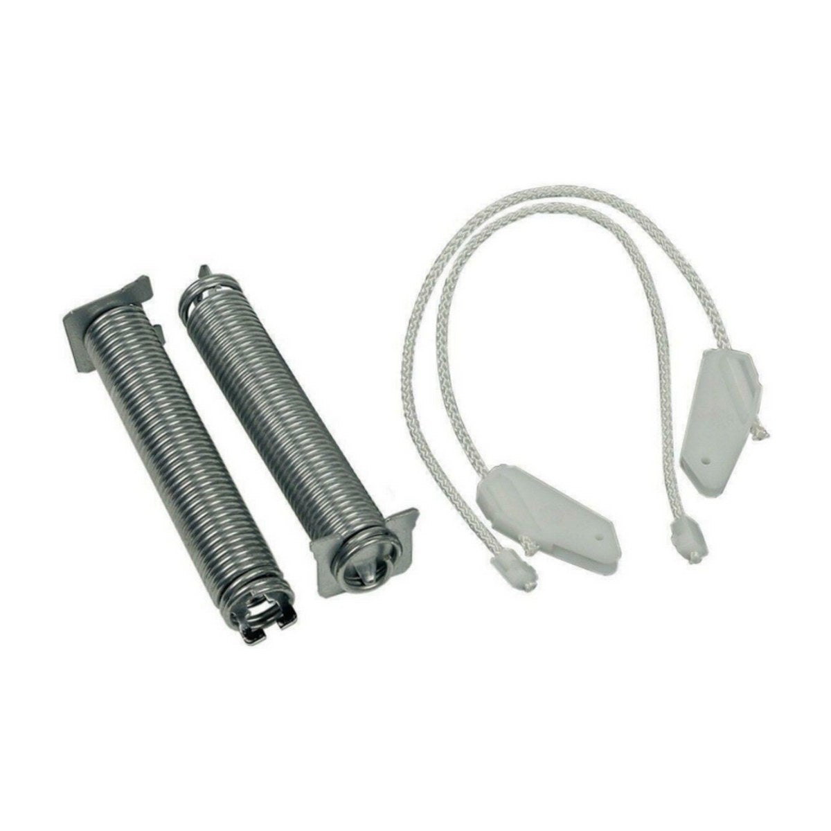 754869 genuine Bosch dishwasher door hinge repair kit with 2 springs and 2 cords