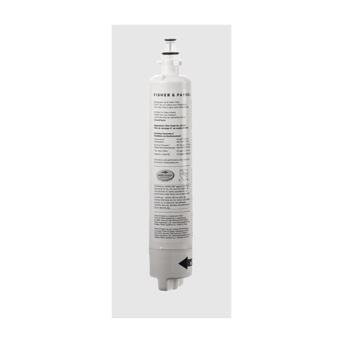 847200 genuine Fisher & Paykel FWC3 fridge water filter cartridge, view 2 view 2
