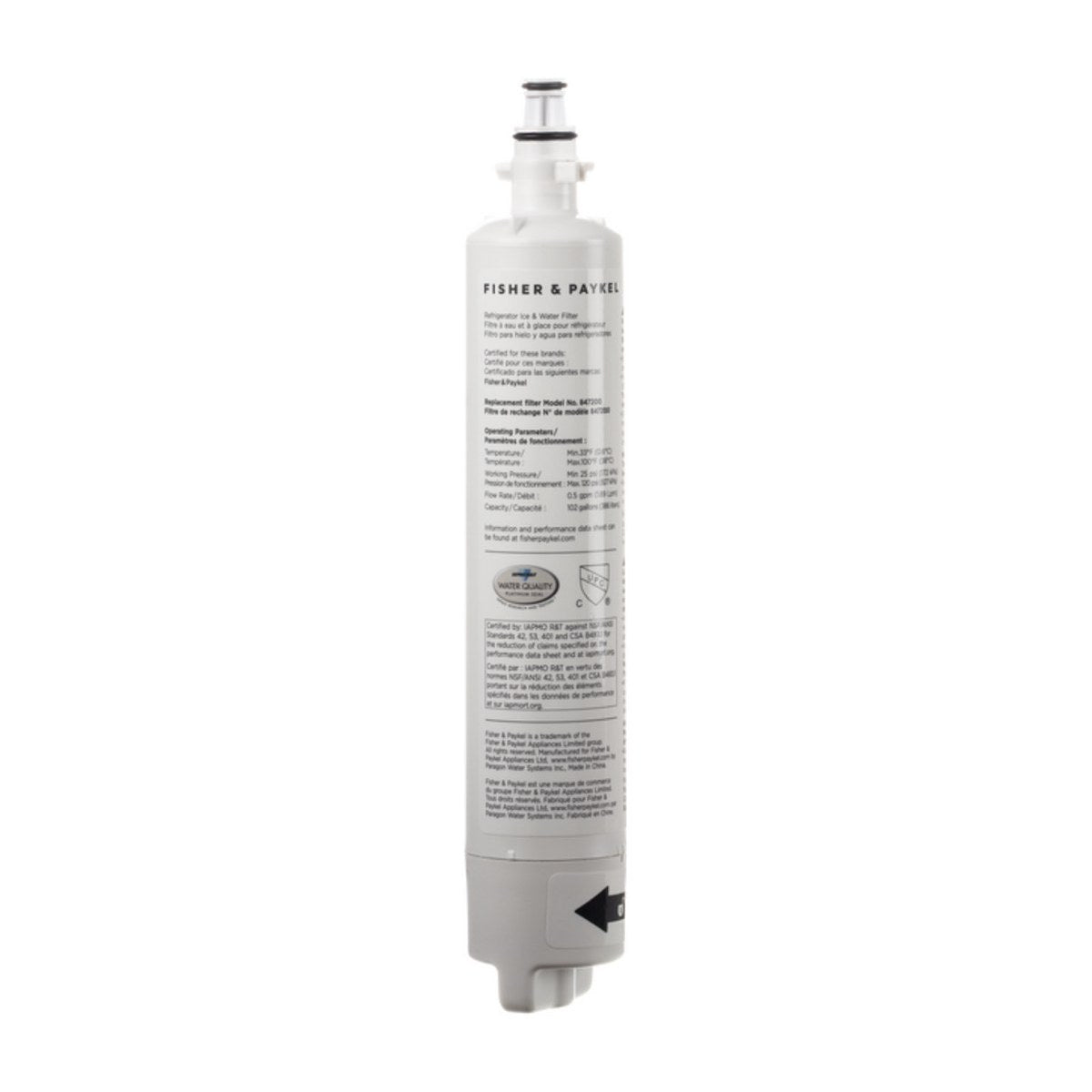 847200 genuine Fisher & Paykel FWC3 fridge water filter cartridge