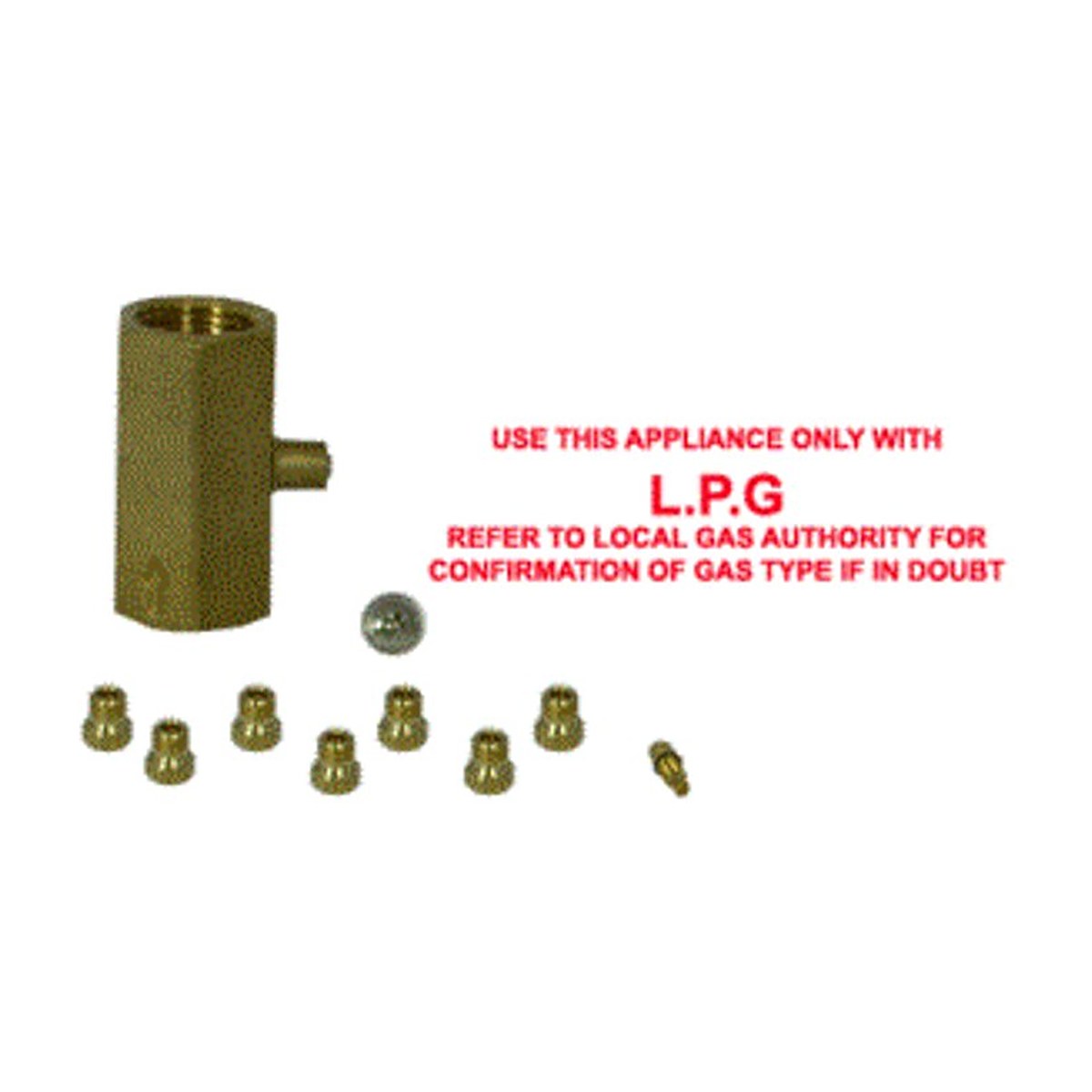 85806091003663 genuine Universal LPG conversion kit for Westinghouse and Chef gas cookers, view 2 view 2