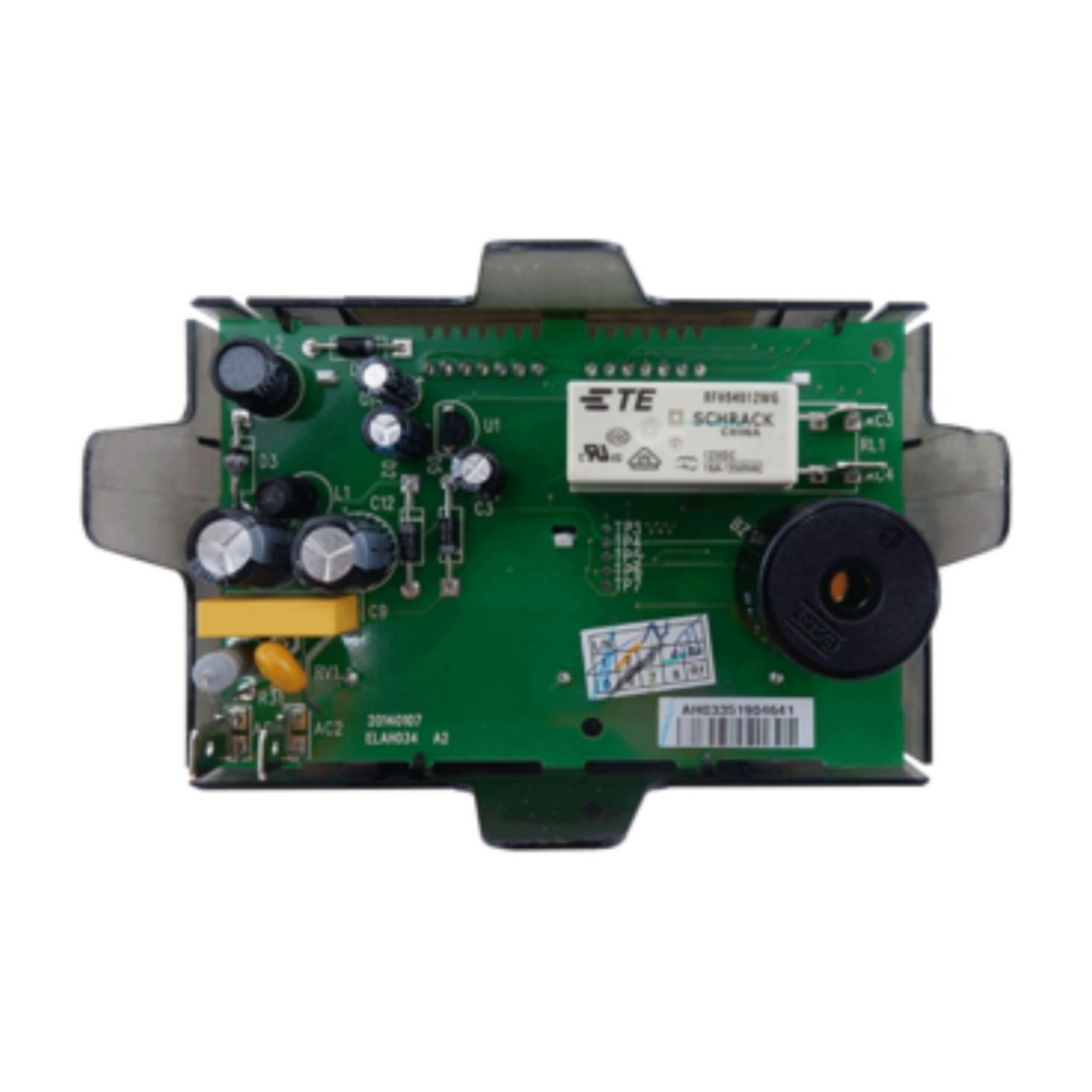 85806300010913 genuine Westinghouse oven timer clock with 3 touch buttons and amber display, view 2 view 2
