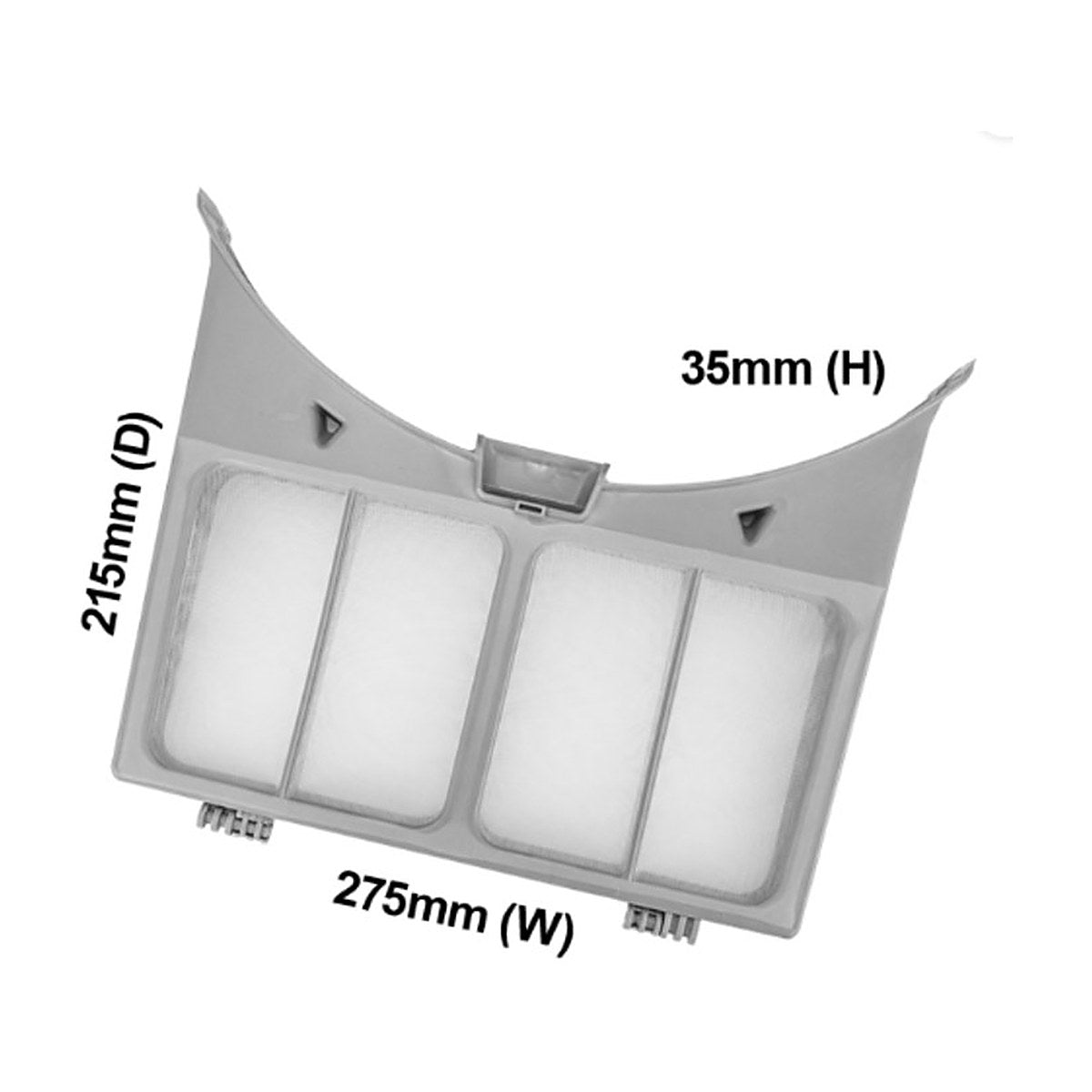 8581334035129 genuine mesh lint filter for Simpson, Westinghouse and Electrolux dryers, view 3 view 3