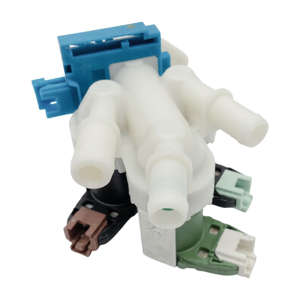 8588087104291 genuine Electrolux 3 way electric inlet valve with flowmeter for washing machines