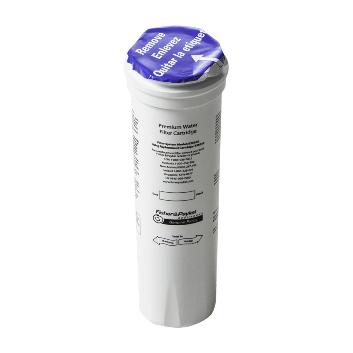 862285 genuine Fisher & Paykel FWC2 fridge water filter cartridge