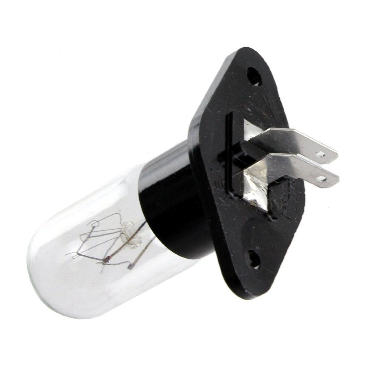 900402671 genuine 25W microwave lamp with right angle spade terminals, same as LG 6912W3B002D, view 3 view 3