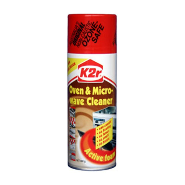 900403716 K2R non-caustic oven and microwave cleaner 400g foam spray