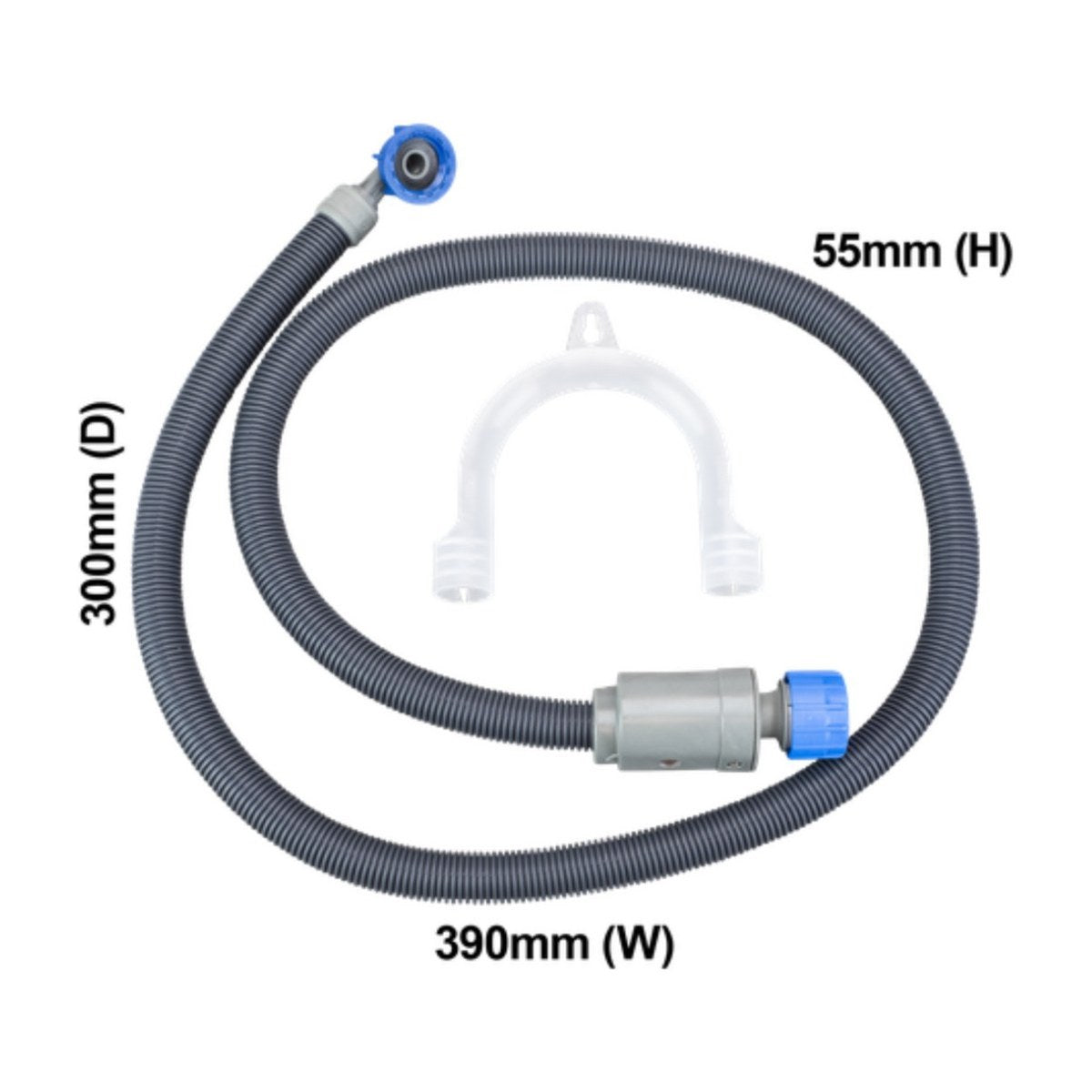 900404072 genuine 1.5m anti-flood inlet hose for AEG washing machines and dishwashers, view 4 view 4