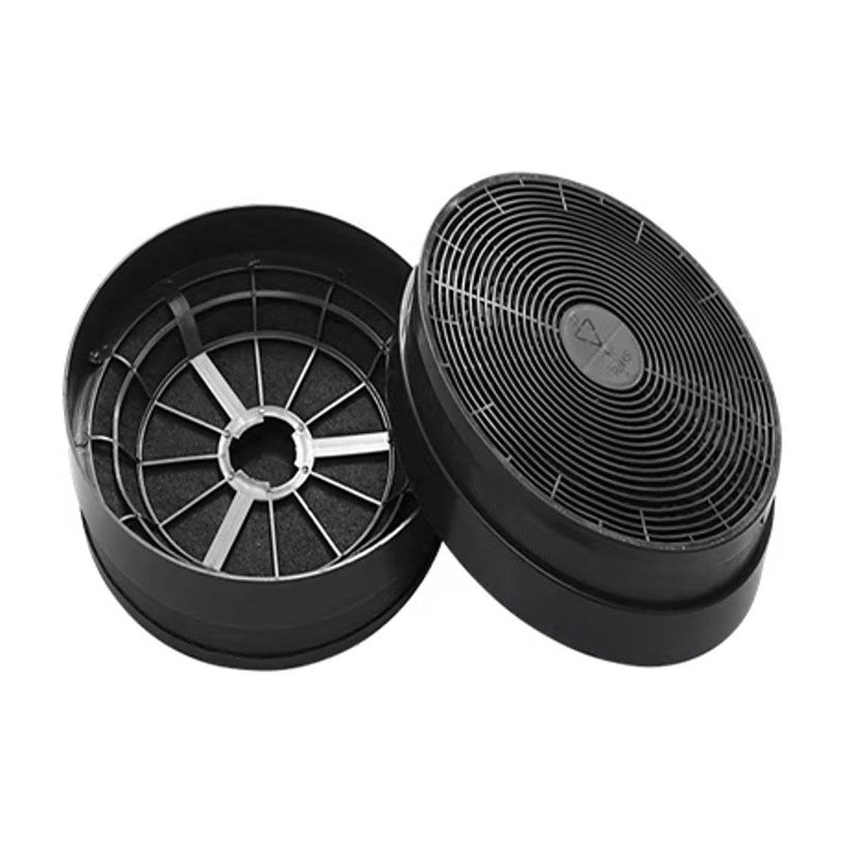 900404092 genuine round rangehood carbon filters, pack of 2, ULX254 CF110, view 2 view 2