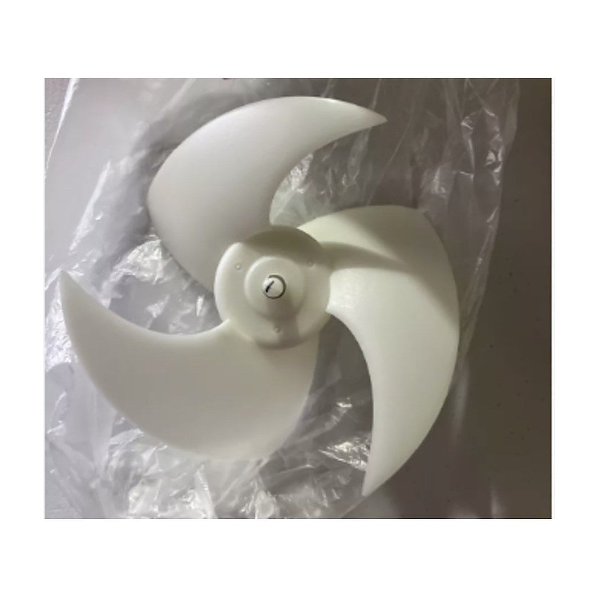 ADP73273402 genuine condenser fan blade assembly for LG fridges, view 2 view 2