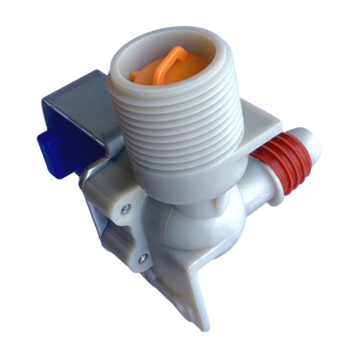 AJU72910901 genuine LG hot water inlet valve assembly for top load washing machines, view 3 view 3