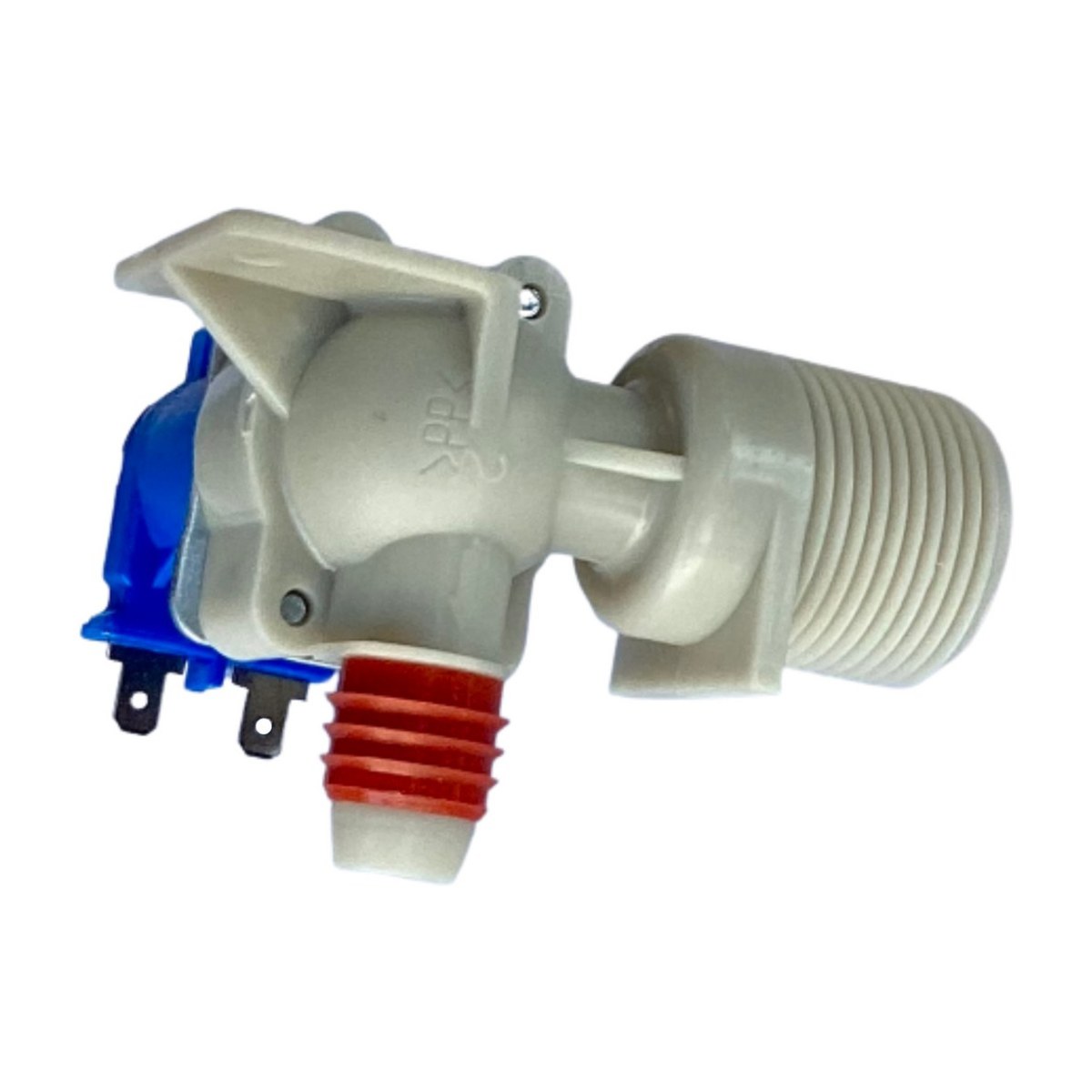 AJU72910901 genuine LG hot water inlet valve assembly for top load washing machines, view 4 view 4