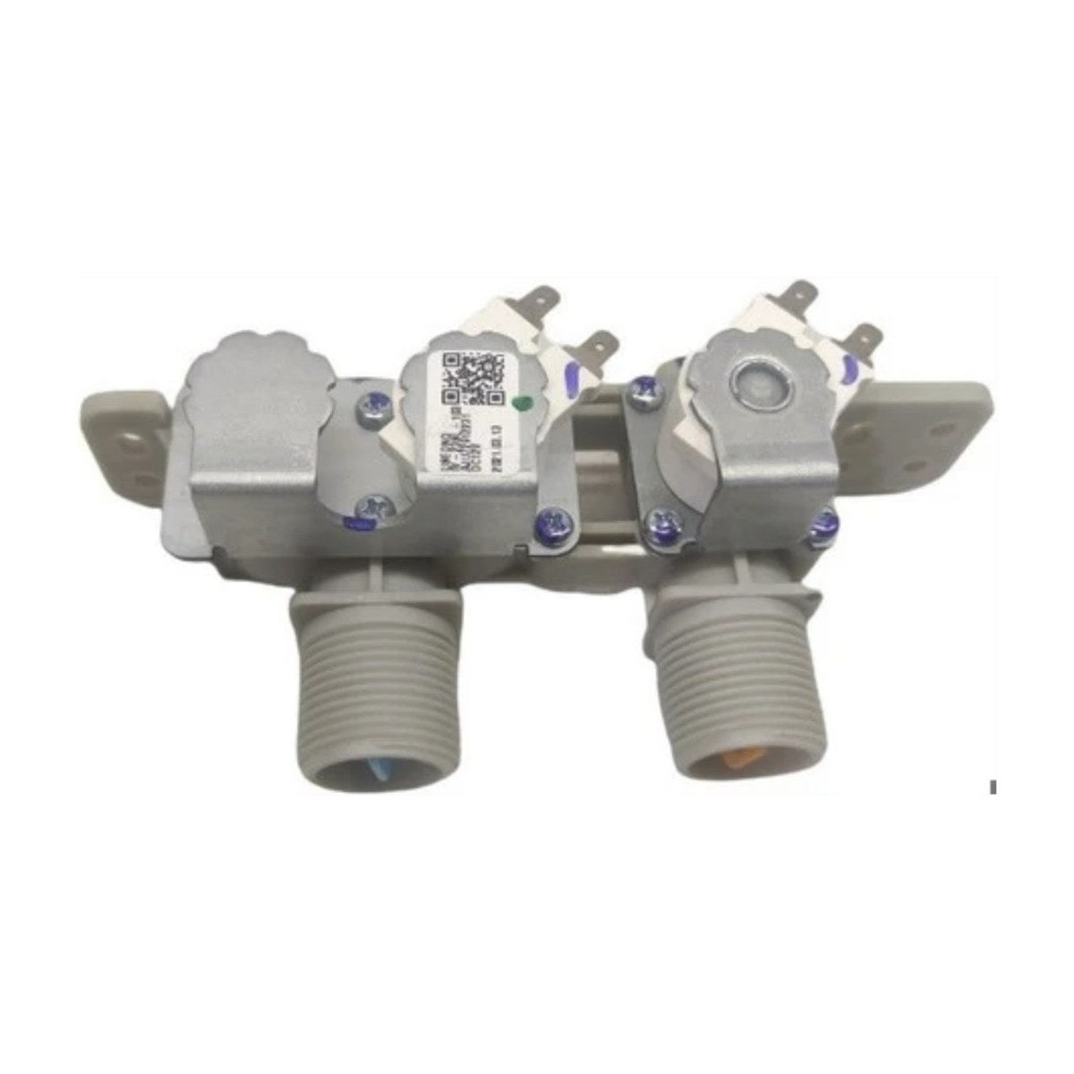 AJU72912231 genuine LG dual inlet valve for top load washing machines, view 2 view 2