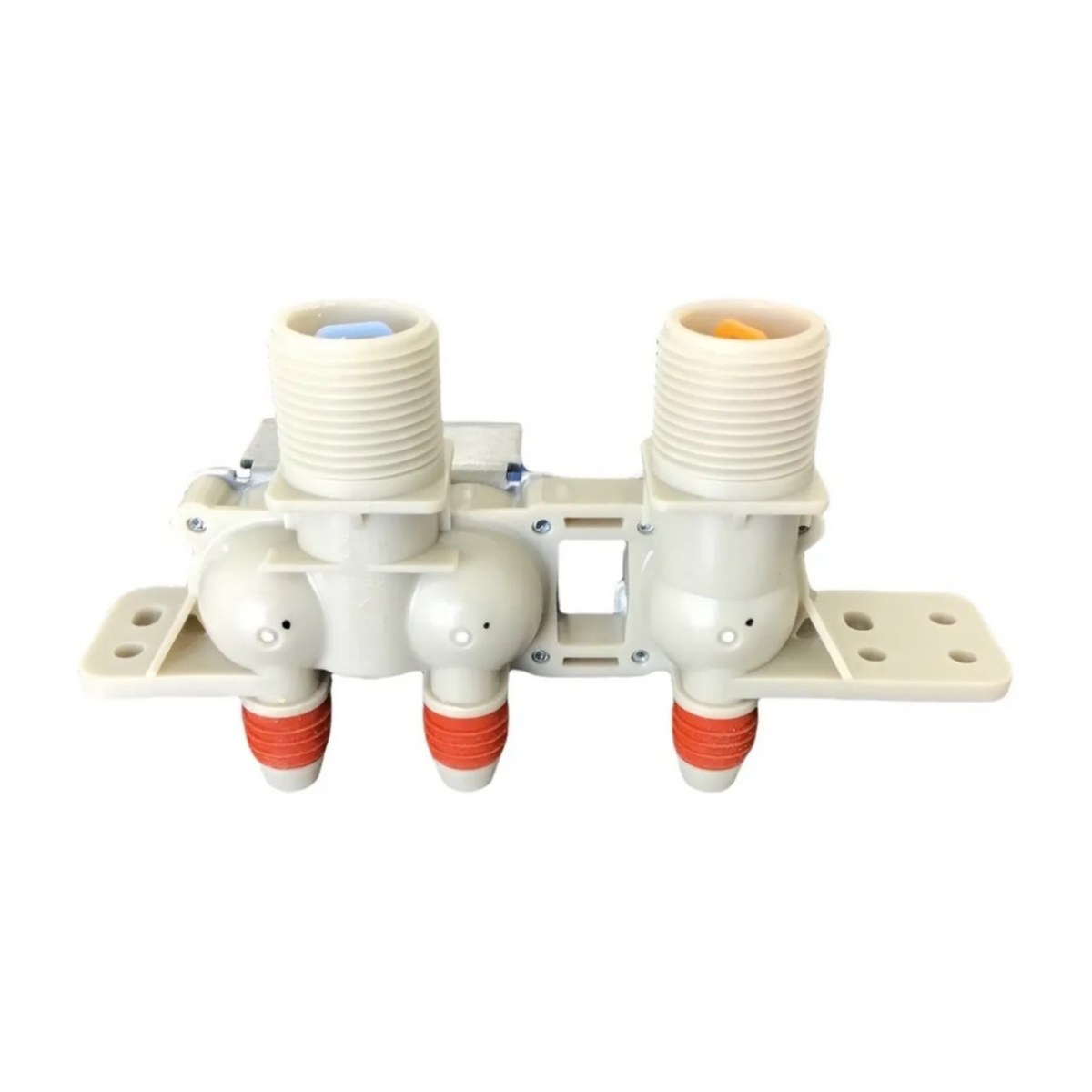 AJU72912501 genuine LG 3 way inlet valve 12V DC for top load washing machines, view 2 view 2