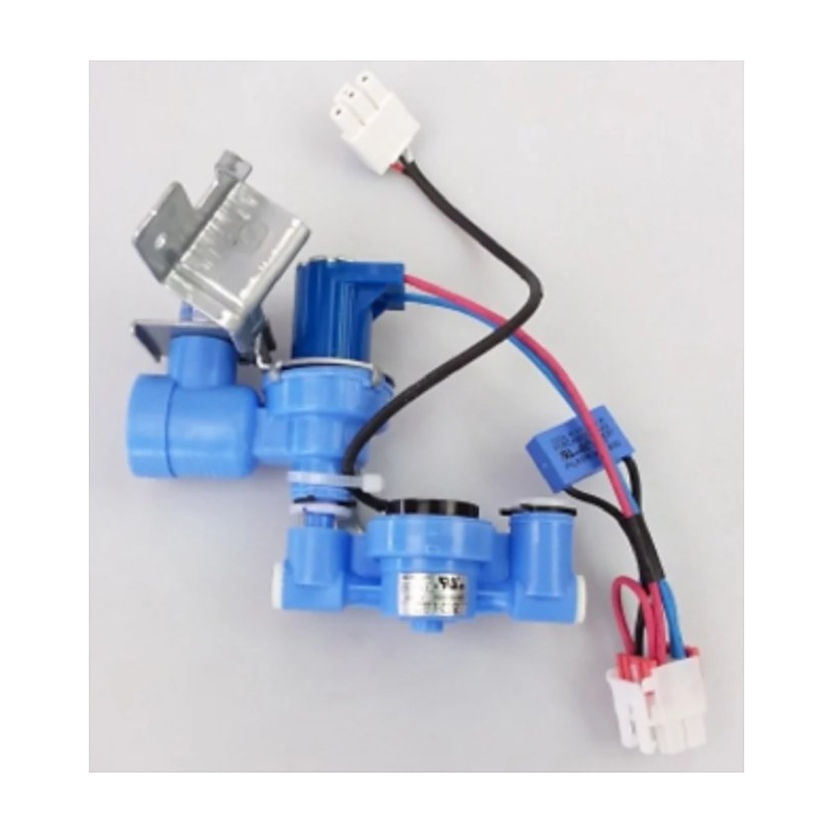 AJU72992604 genuine LG 1 way fridge water inlet valve, also MJX41178930, view 2 view 2