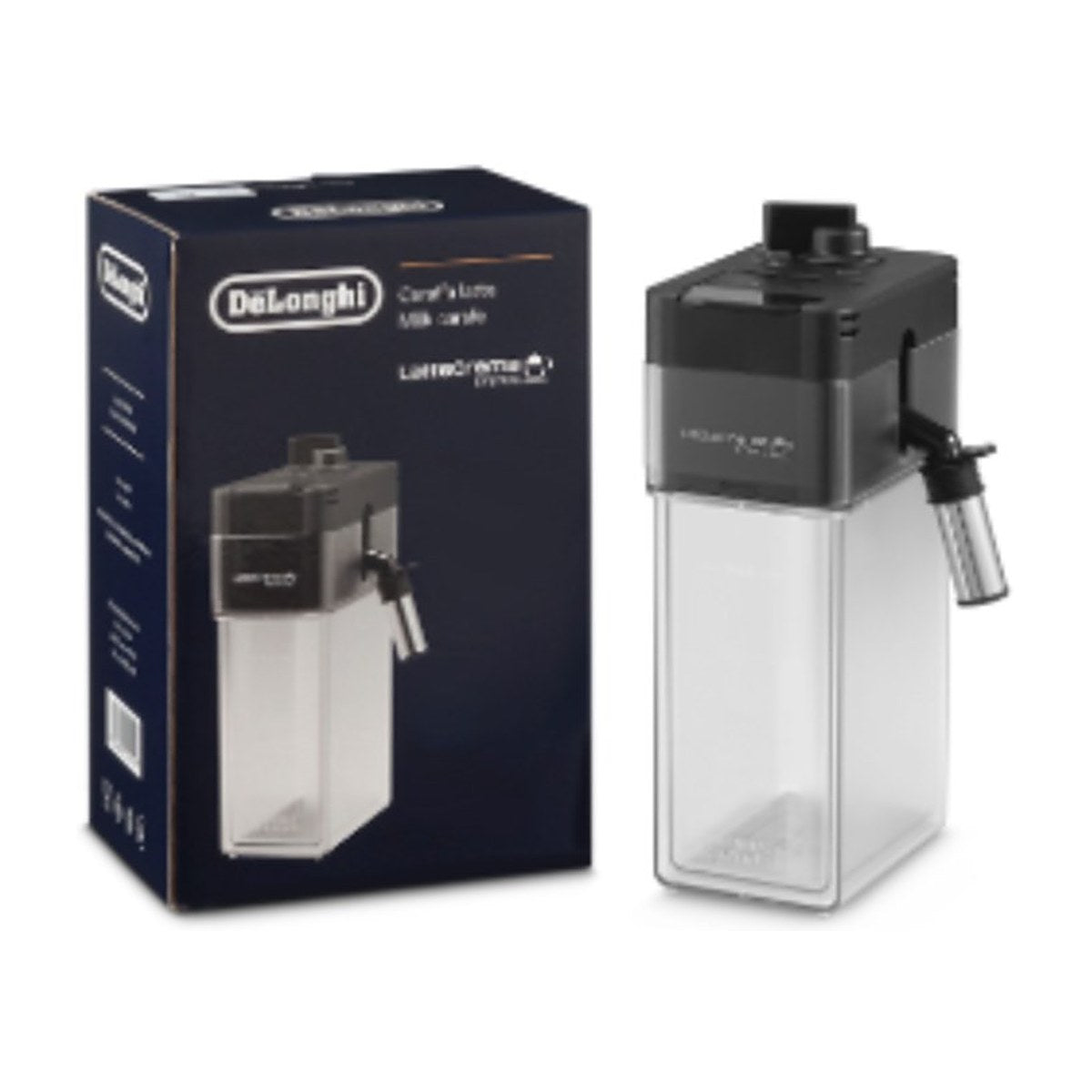 AS00001198 genuine De'Longhi milk carafe for ECAM610 and ECAM612 coffee machines, view 2 view 2