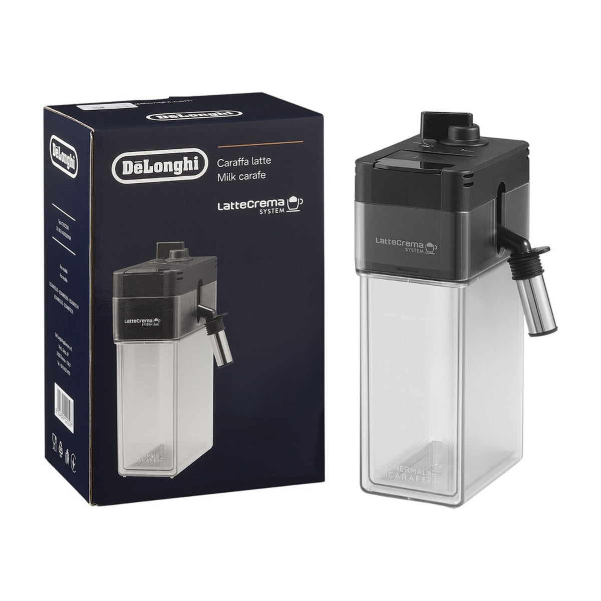 AS00001198 genuine De'Longhi milk carafe for ECAM610 and ECAM612 coffee machines