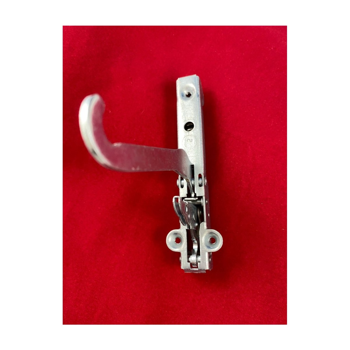 DAU063089 genuine Delonghi oven door hinge for M61GX, L61GW and D61G ovens, view 2 view 2