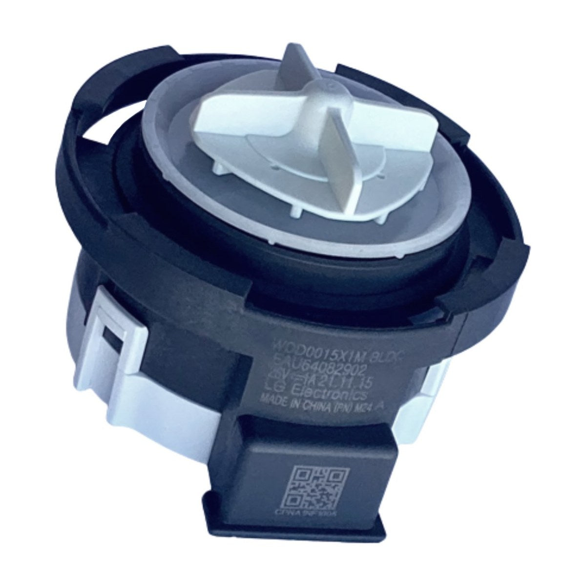 EAU64082902 genuine LG drain pump for front load washing machines, view 3 view 3