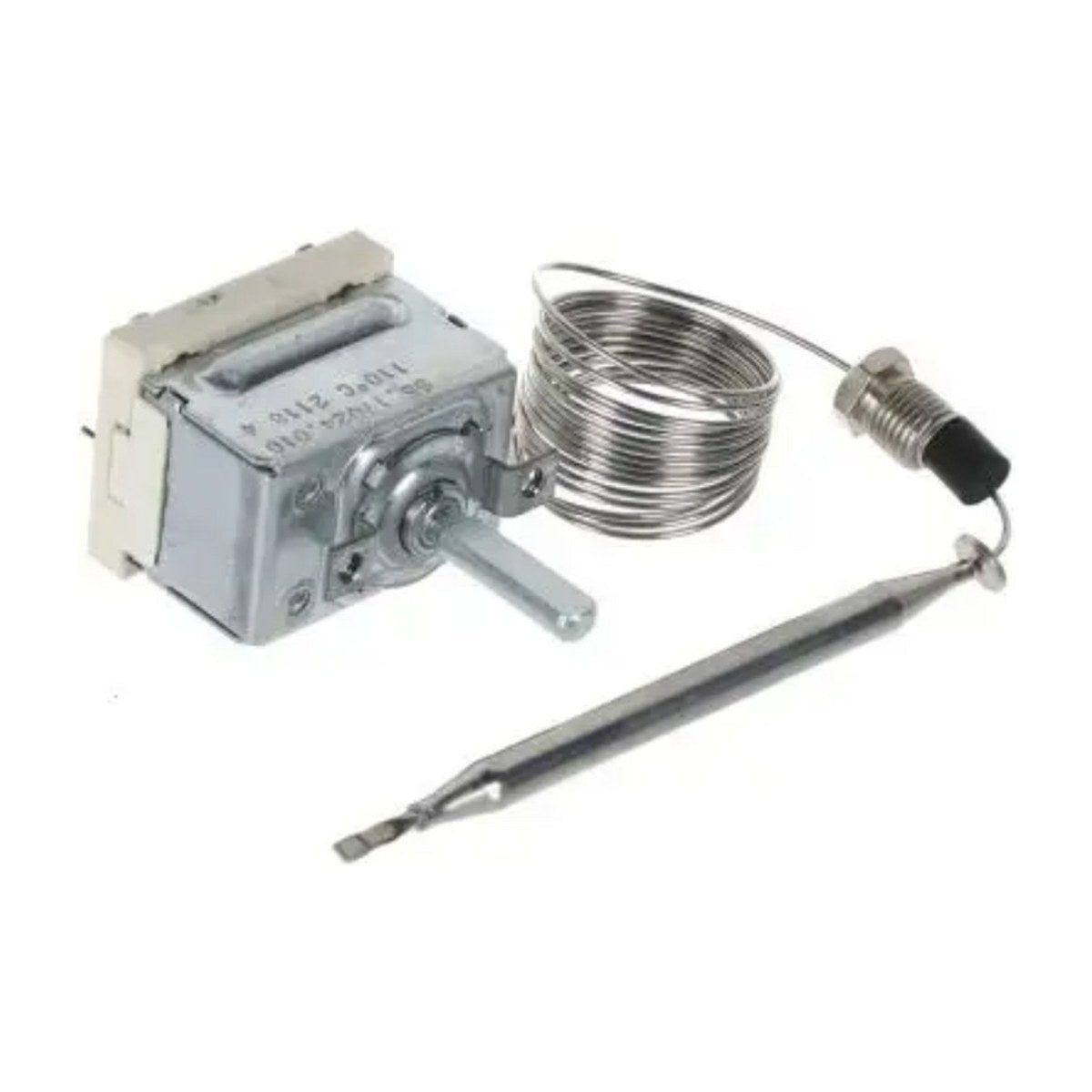 EG55.17024.010 generic adjustable thermostat 30 to 110°C 16A with gland, view 2 view 2