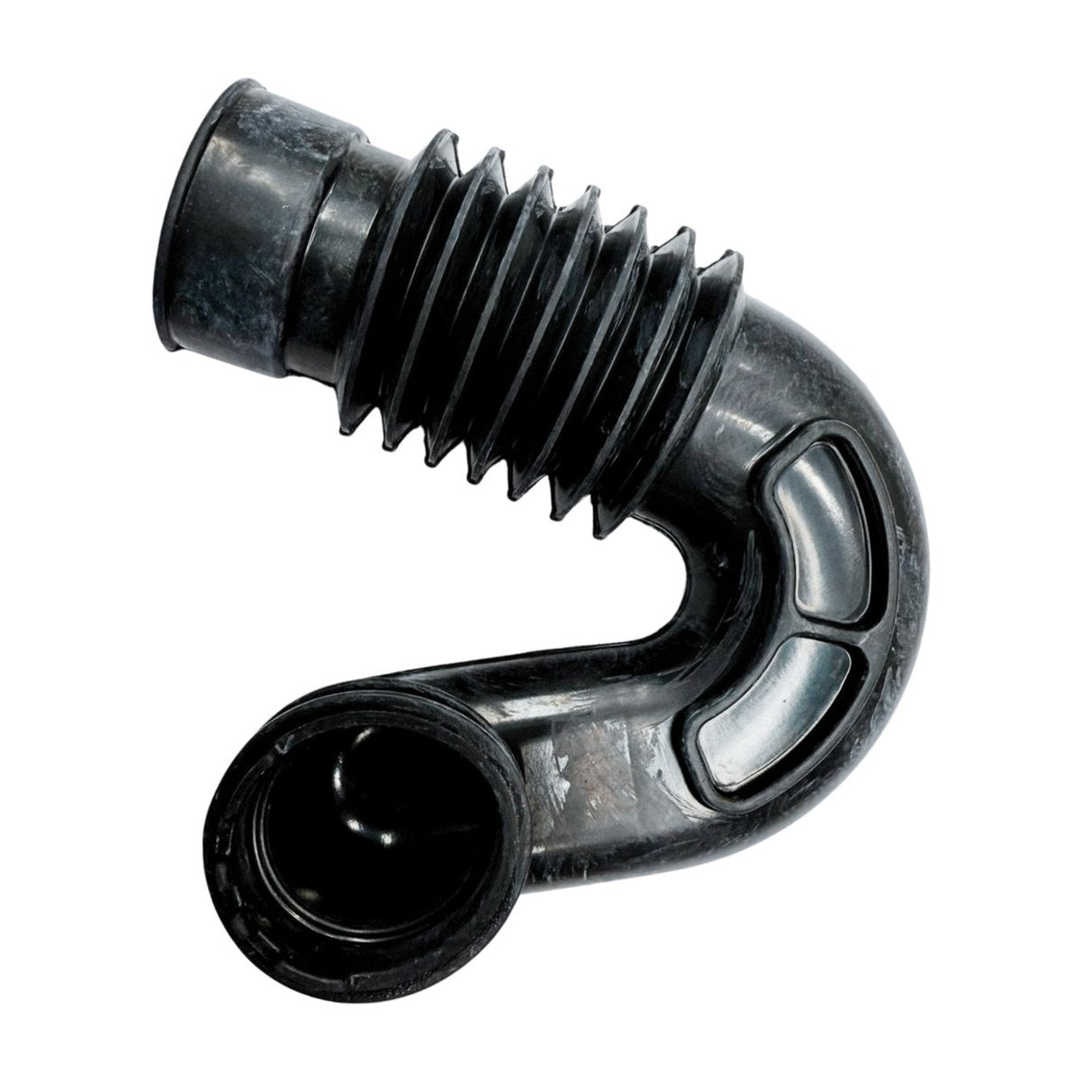 H0020301124 genuine Haier front loader internal connector hose for HWF washing machines, view 2 view 2
