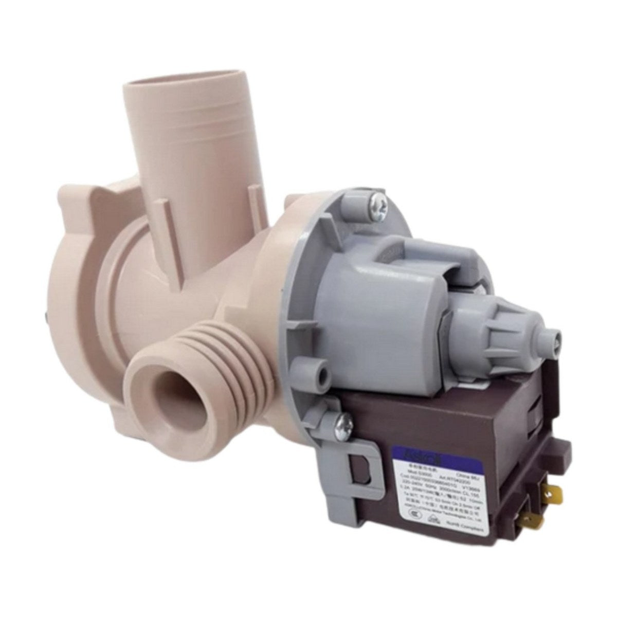H0022150033660401G genuine front load washing machine drain pump for Fisher & Paykel and Haier, view 2 view 2