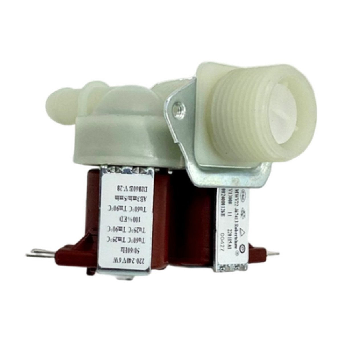 H0024000126B genuine dual cold inlet valve for Fisher & Paykel and Haier front load washers, view 3 view 3