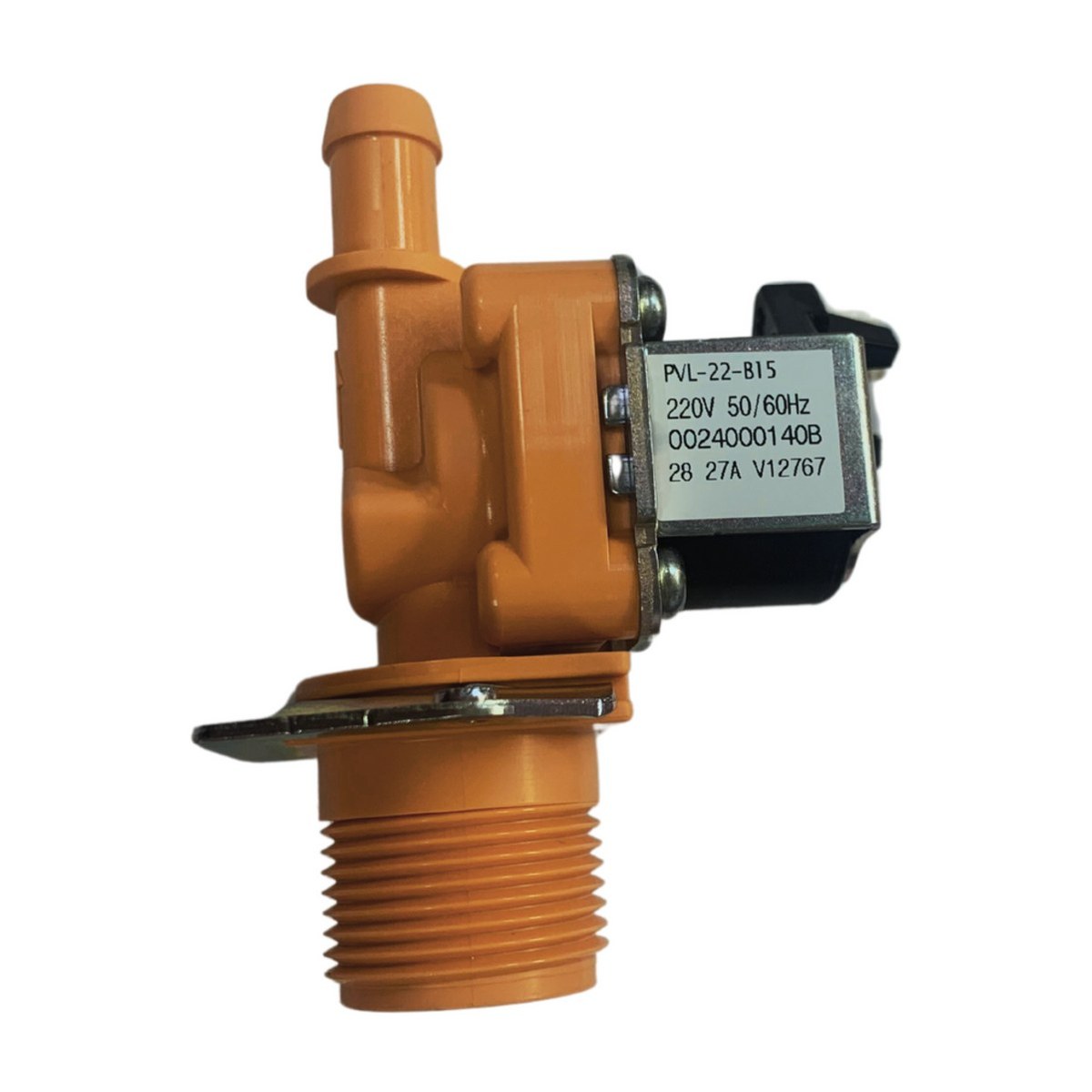 H0024000140B genuine Fisher & Paykel hot water inlet valve for WH7560 front loaders, view 2 view 2