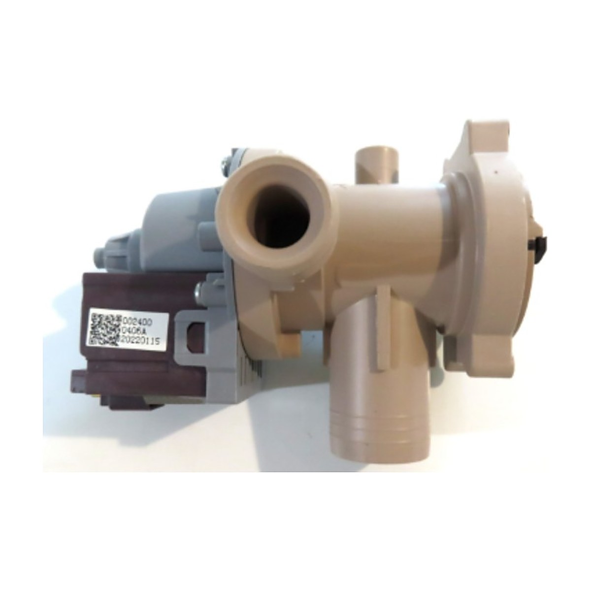 H0024000406A genuine drain pump for Fisher & Paykel WH series front load washing machines, view 2 view 2