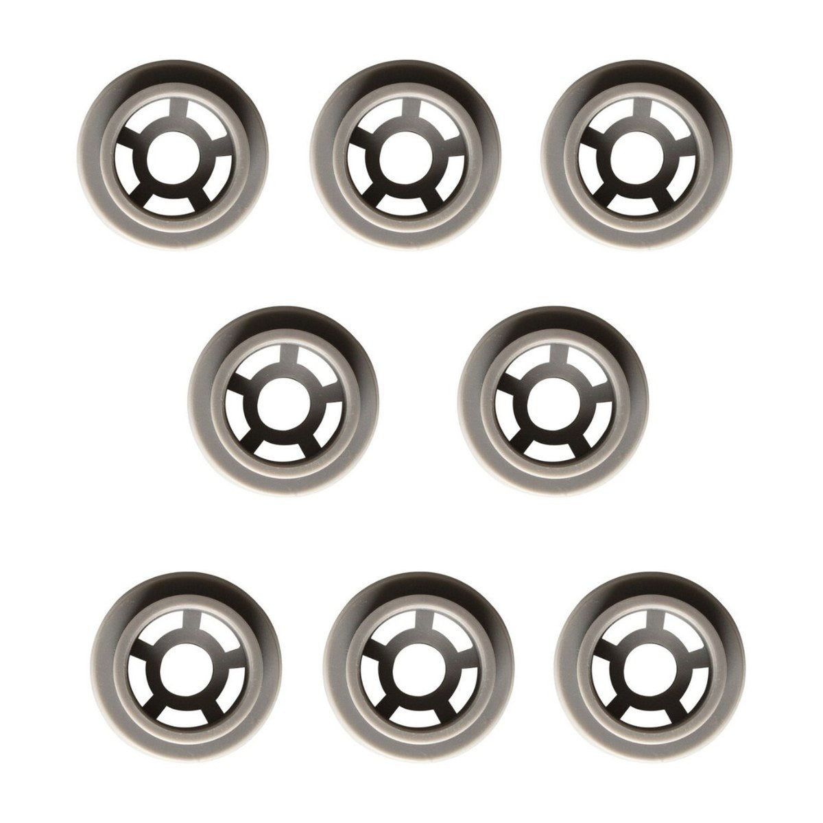 H0120200377 genuine lower rack wheel with axle adapter for Fisher & Paykel and Haier dishwashers, view 2 view 2