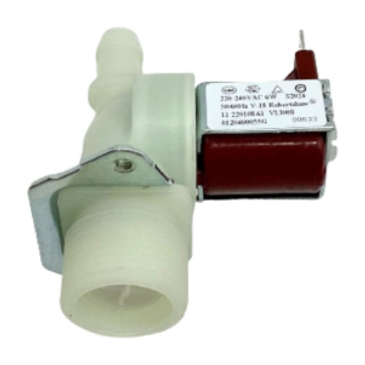 H0120400055G genuine dishwasher inlet valve with spade terminals for Fisher & Paykel and Haier, view 4 view 4