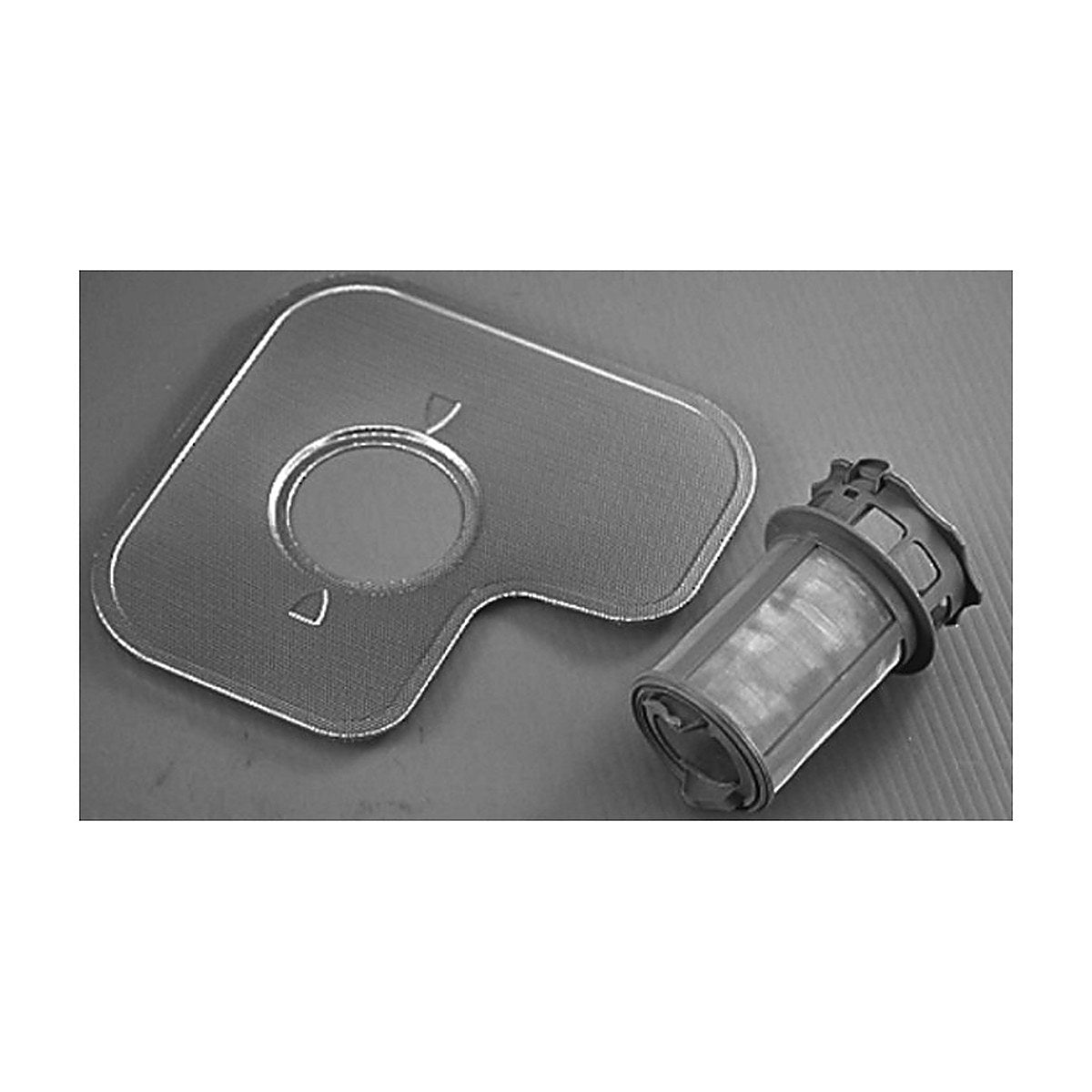 H0120801704 genuine Fisher & Paykel dishwasher filter and plate assembly, view 2 view 2