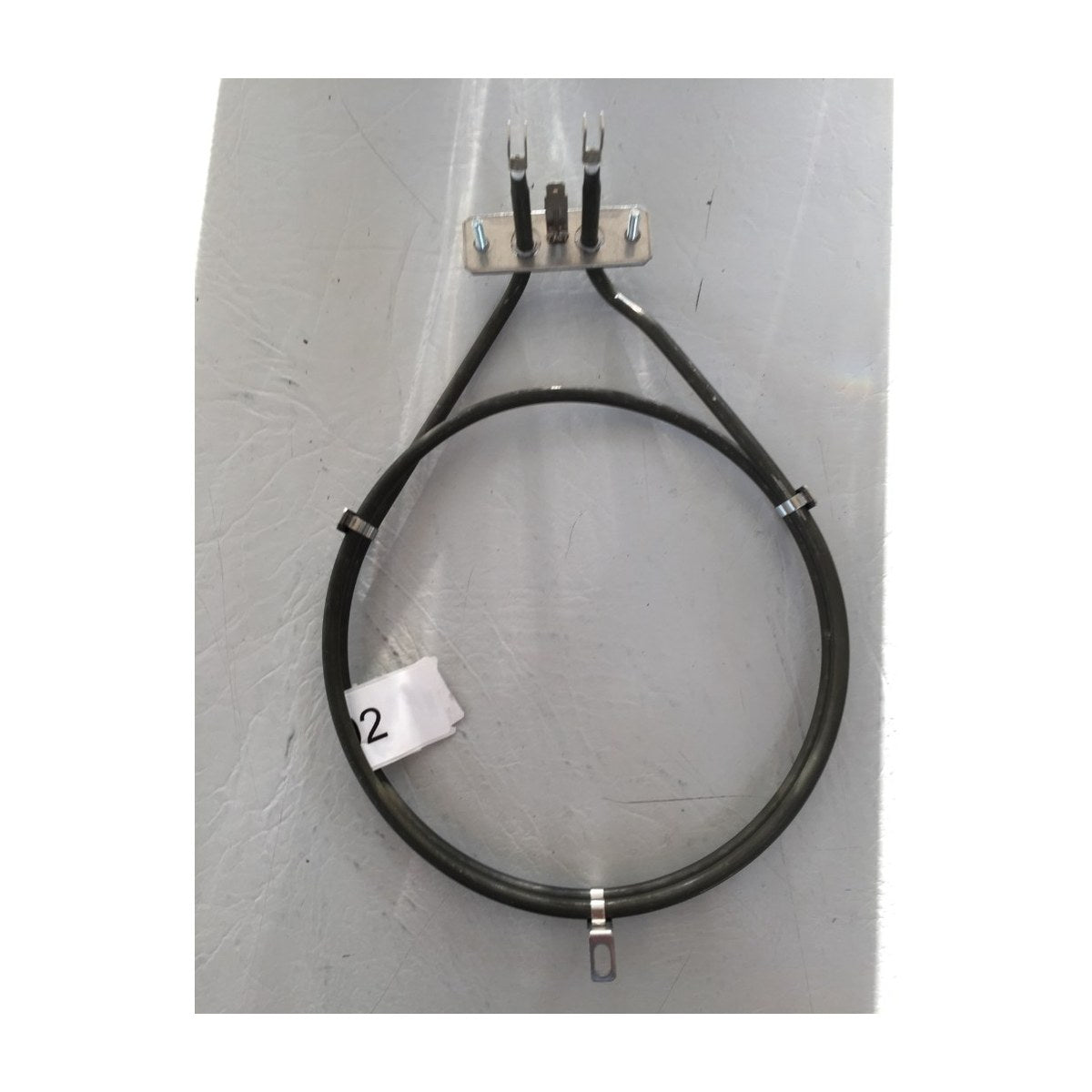 IM81-02 generic 2000W long neck fan forced oven element with stud terminals and earth