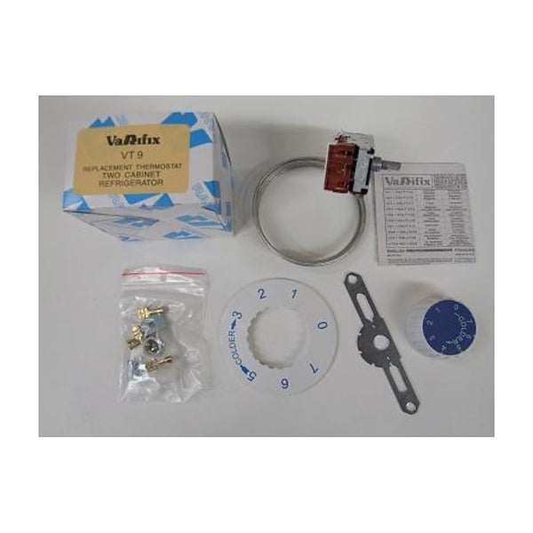 RT9 generic VT9 type cycle defrost fridge thermostat, universal fridge part