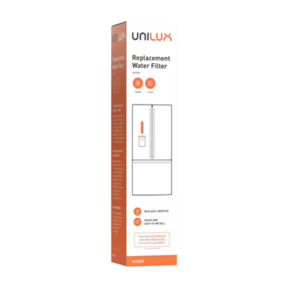 ULX220 genuine fridge water filter 900404086 for Westinghouse and Electrolux fridges, view 2 view 2